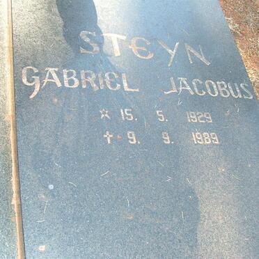 STEYN Gabriel Jacobus 1929-1989