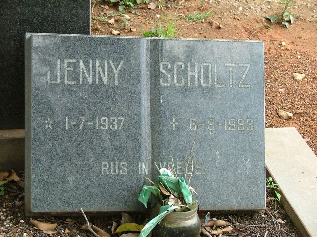 SCHOLTZ  Jenny 1937-1983