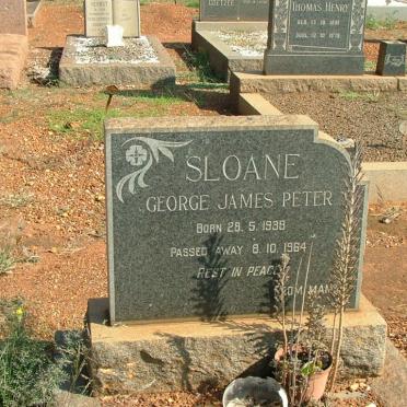 SLOANE George James Peter 1938-1964