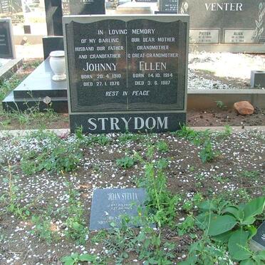 STRYDOM Johnny 1910-1976 &amp; Ellen 1914-1987 :: STRYDOM Joan Sylvia 1939-2001 :: STRYDOM Alfred Ernest 1941-2004