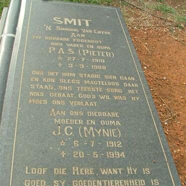 SMIT P.A.S. 1910-1988 &amp; J.C. 1912-1994