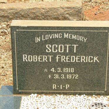 SCOTT Robert Frederick 1918-1972