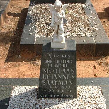 SAAYMAN Nicolaas Johannes 1973-1973
