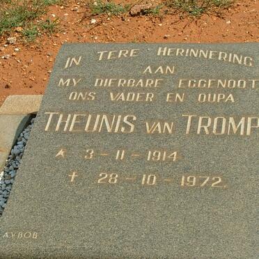 TROMP Theunis, van 1914-1972