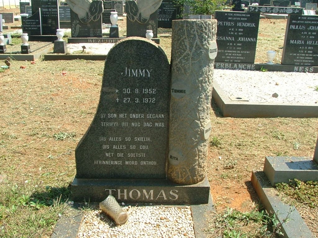 THOMAS Jimmy 1952-1972