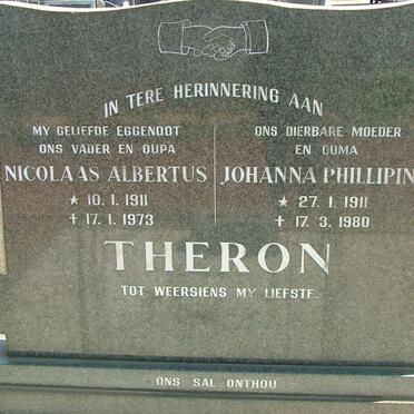 THERON Nicolaas Albertus 1911-1973 &amp; Johanna Phillipina 1911-1980
