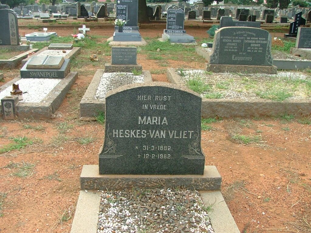 VLIET Maria, Heskes van 1892-1962