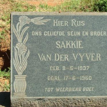 VYVER Sakkie, van der 1937-1960