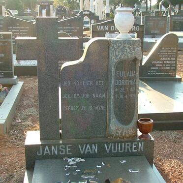 VUUREN Eulalia Dorithea, Janse van 1924-1974