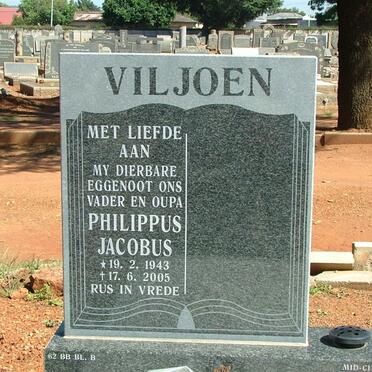 VILJOEN Philippus Jacobus 1943-2005