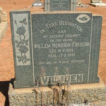 VILJOEN Willem Hendrik Frederik 1903-1945