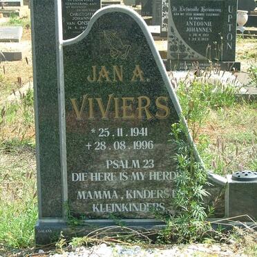 VIVIERS Jan A. 1941-1996