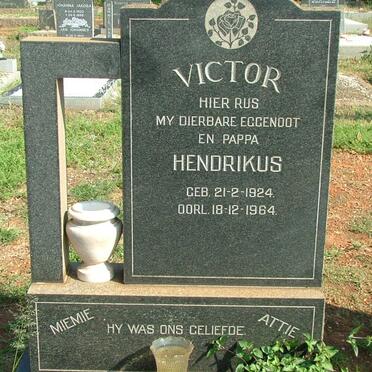 VICTOR Hendrikus 1924-1964