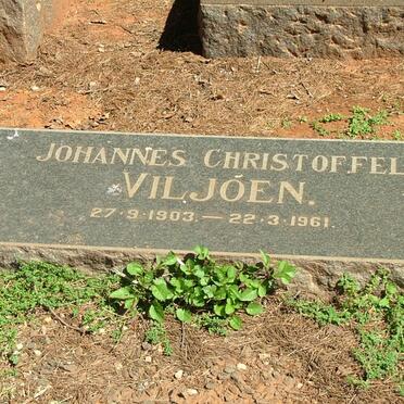 VILJOEN Johannes Christoffel 1903-1961