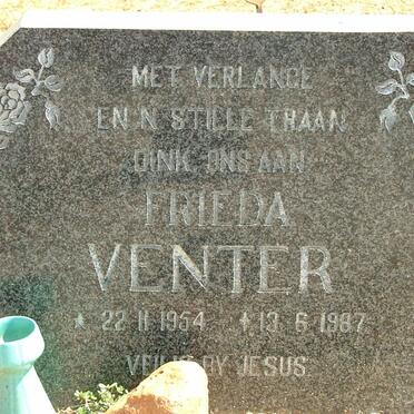 VENTER Frieda 1954-1987