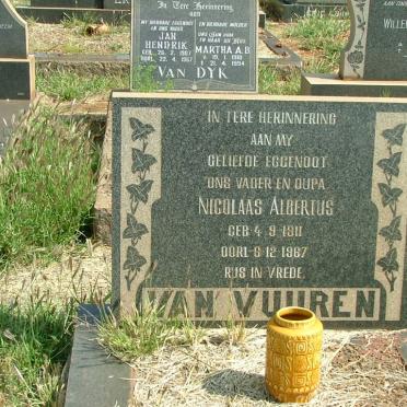 VUUREN Nicolaas Albertus, van 1911-1967