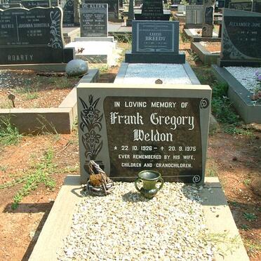 WELDON Frank Gregory 1926-1975