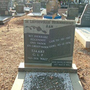 WALT Tjaart G.L.P., van der 1917-1974