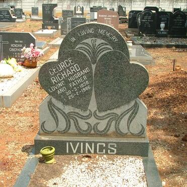 IVINGS George Richard 1938-1986