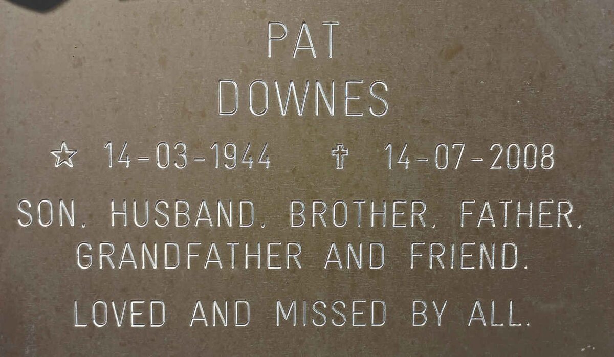 DOWNES Pat 1944-2008