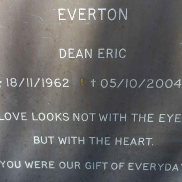 EVERTON Dean Eric 1962-2004