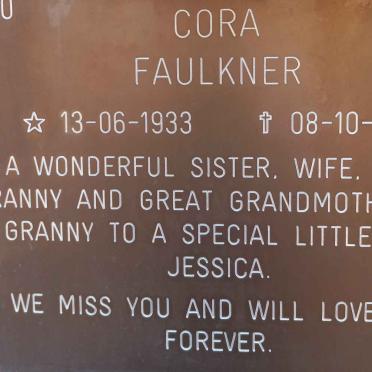 FAULKNER Cora 1933-2011