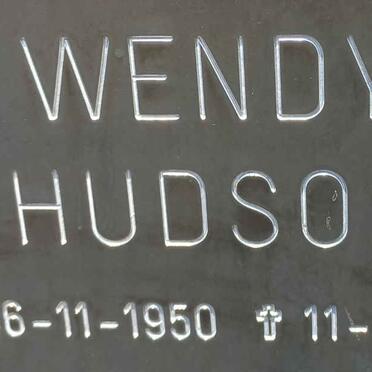 HUDSON Wendy 1950-2009