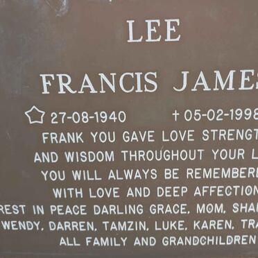 LEE Francis James 1940-1998