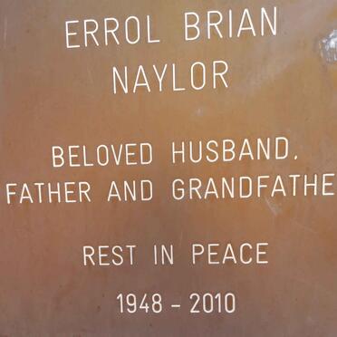 NAYLOR Errol Brian 1948-2010