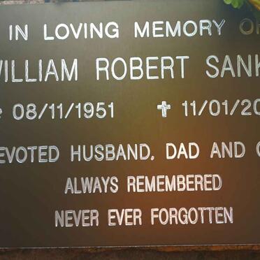 SANKEY William Robert 1951-2021