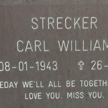 STRECKER Carl William 1943-2011
