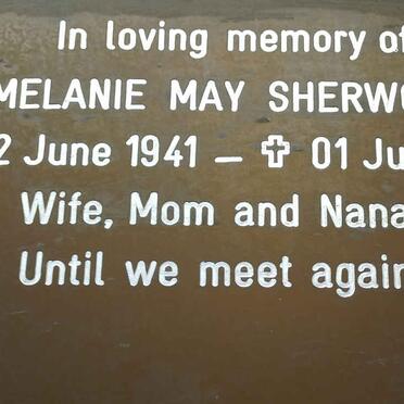 SHERWOOD Melanie May 1941-2017