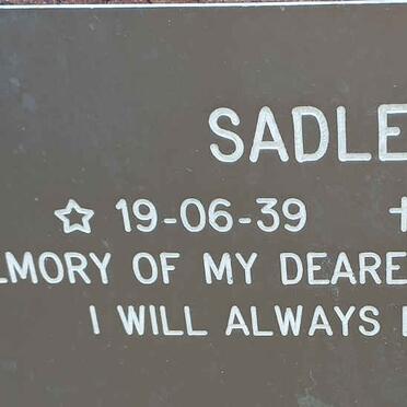 SADLER Roger 1939-1991