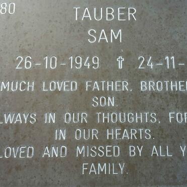 TAUBER Sam 1949-2006