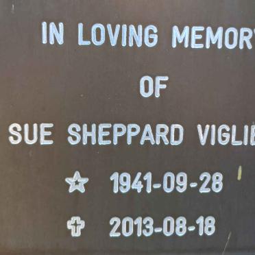 VIGLIENO Sue Sheppard 1941-2013