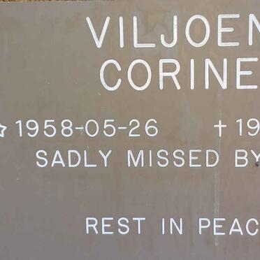 VILJOEN Corine 1958-1991