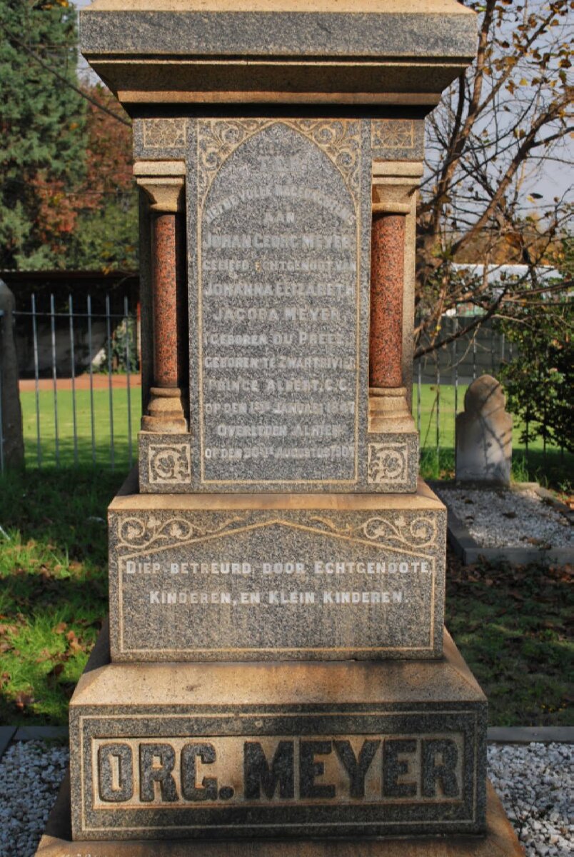 MEYER Johan Georg 1847-1907