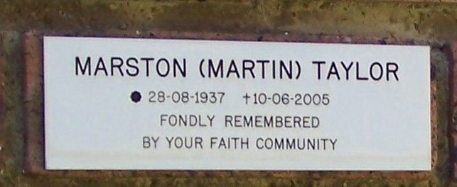 TAYLOR Marston 1937-2005