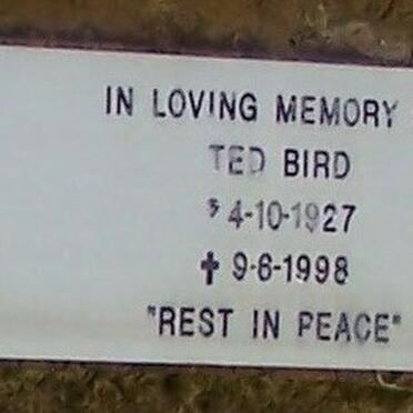 BIRD Ted 1927-1998