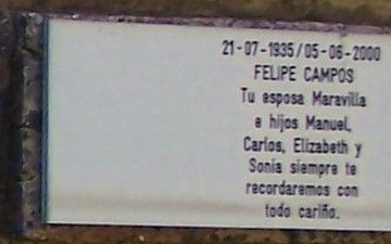 CAMPOS Felipe 1935-2000