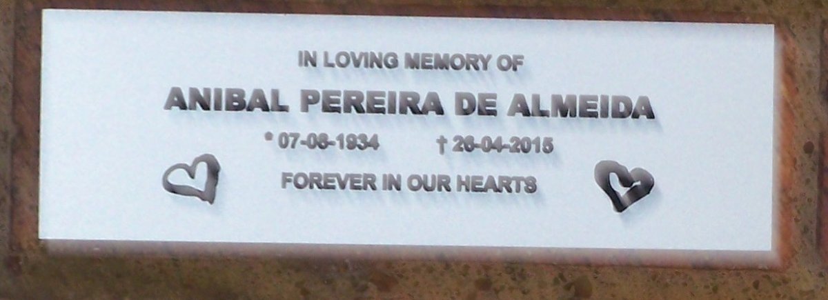 ALMEIDA Anibal Pereira, de 1934-2015