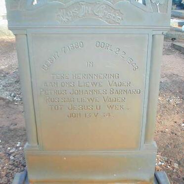 BARNARD Petrus Johannes 1880-1948