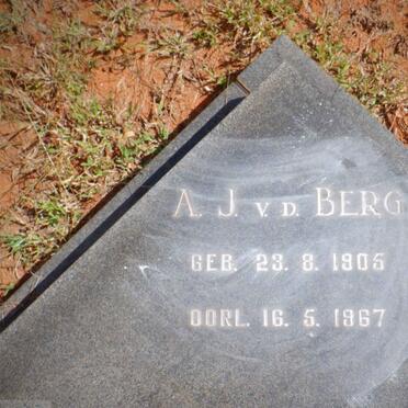 BERG A.J., v.d. 1905-1967