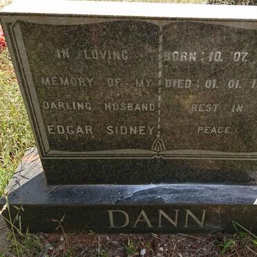 DANN Edgar Sidney 1901-1982