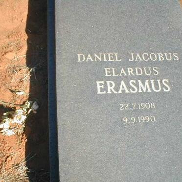 ERASMUS Daniel Jacobus Elardus 1908-1990
