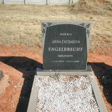 ENGELBRECHT Anna Catharina geb.  ZWARTS 1907-1980