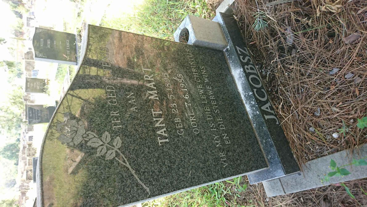 JACOBSZ Mart 1895-1985