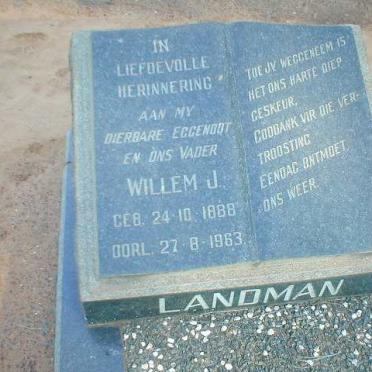 LANDMAN Willem J. 1888-1963
