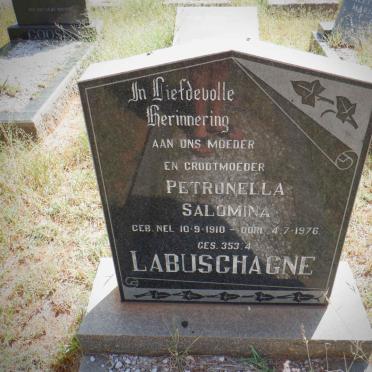 LABUSCHAGNE Barend Marthinus Johannes 1898-1967 &amp; Petronella Salomina NEL 1910-1976