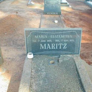 MARITZ Maria Elizabetha 1899-1972